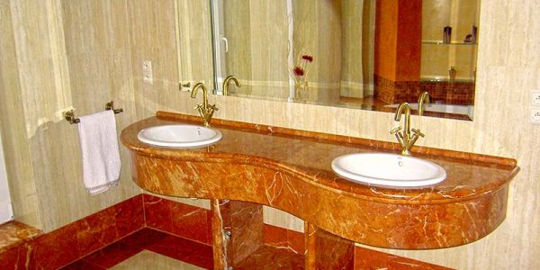 bathroom stone sinks countertops