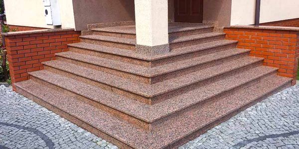 granite external stairs