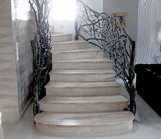 stone internal stairs